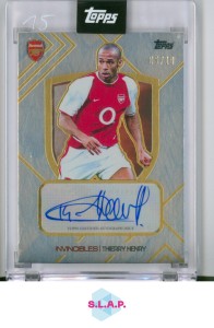 THIERRY HENRY ARSENAL LONDON AUTO AUTOGRAPH /10 TOPPS 2024 INVINCIBLES for sale on Ebay