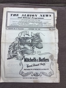 19 October 1946 West Bromwich Albion Reserves WBA v Huddersfield Town Reserves for sale on Ebay