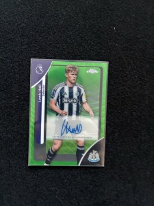 Topps Lewis Hall Premier League 2025/2026 Newcastle United Signature 50/99 for sale on Ebay