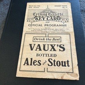 Middlesbrough v grimsby 1945/46 Football Programme for sale on Ebay