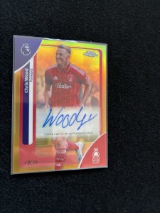 Topps 2026 Premier League Nottingham Forest Chris Wood Signature 49/50 for sale on Ebay