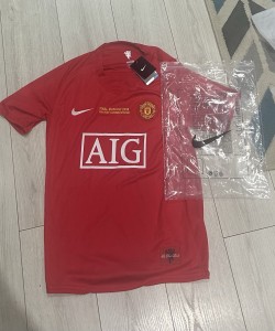 Ronaldo Manchester United #7 07/08 Home jersey size M for sale on Ebay