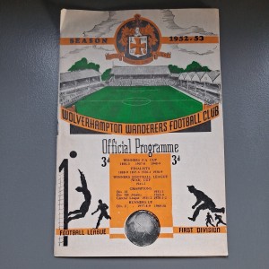 Wolves v West Brom  , Division 1 football programme, 1953 for sale on Ebay