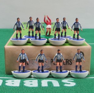 SUBBUTEO HW TEAM REF 22 SHEFFIELD WEDNESDAY, IN ORIGINAL BOX. for sale on Ebay