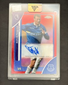 Duncan Ferguson Auto /5 2025-26 Topps Chrome Premier League Everton for sale on Ebay