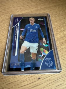 Topps Chrome Premier League Sapphire Everton Jarrod Branthwaite /10 Black for sale on Ebay