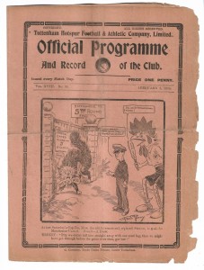 1925 - TOTTENHAM v LEEDS - FOOTBALL LEAGUE - 4 PAGER for sale on Ebay