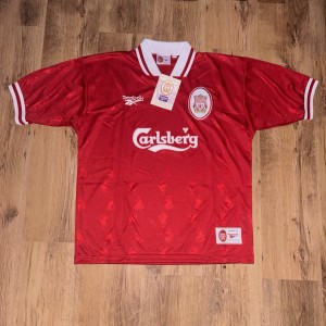 BNWT Reebok Liverpool 1996/98 1997 1998 Home Shirt Large 42/44 Original for sale on Ebay