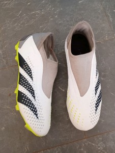 ADIDAS PREDATOR HIGH DEFINITION TEXTURE PULL ON WHITE FOOTBALL BOOTS SIZE UK 7 for sale on Ebay