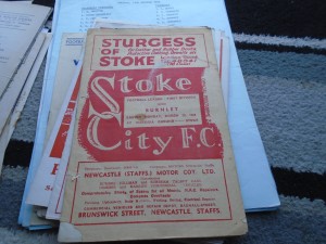STOKE CITY V BURNLEY 1948-9 for sale on Ebay