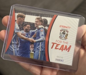 Panini EFL Eternity - Coventry City For The Team - Red /10 Card for sale on Ebay
