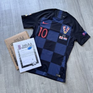 Croatia Nike 2018 Luka Modric Player Match Issue V England Football Shirt COA for sale on Ebay