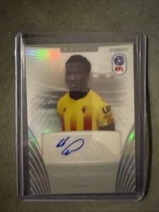 Nestory Irankunda Watford EFL Eternity Rookie Base Auto for sale on Ebay