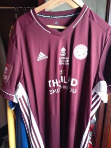 2020-21 Leicester City Away Shirt 2XL for sale on Ebay
