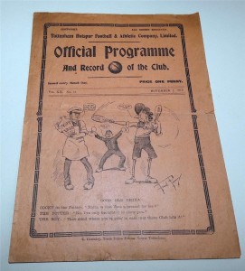 Tottenham Hotspur v Burslem Port Vale November 1st 1919 Football Programme    16 for sale on Ebay