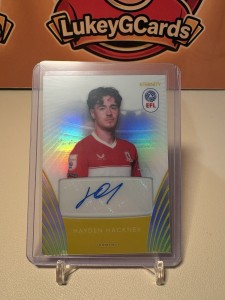 Panini EFL Eternity Middlesbrough Hayden Hackney Autograph /5 for sale on Ebay