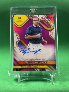 Paul Gascoigne Rangers Autograph */75* 2024-25 Topps Finest UCC for sale on Ebay
