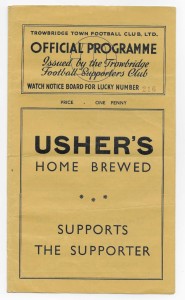 1938/39 Western League - TROWBRIDGE TOWN v. YEOVIL & PETTERS UNITED Reserves for sale on Ebay