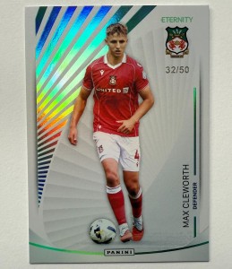 Panini EFL Eternity 2026 Max Cleworth Base /50 SSP Wrexham Football Card for sale on Ebay