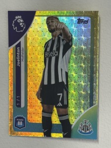 Topps 25/26 Premier League Joelinton 1/1 Parallel Newcastle United (One of One) for sale on Ebay
