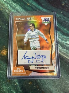 Tony Dorigo /25 Auto Topps Decades 90s Premier League Leeds United Chelsea for sale on Ebay