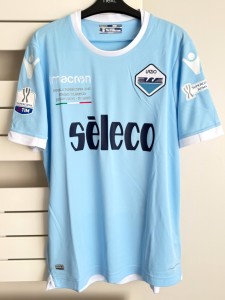 SS Lazio Roma 2017/18 Final Match Shirt Player Issue Italy Macron Jersey Maglia for sale on Ebay