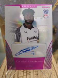 Efl Eternity Patrick Agyemang Numbered Auto # 12/20 Derby County  for sale on Ebay