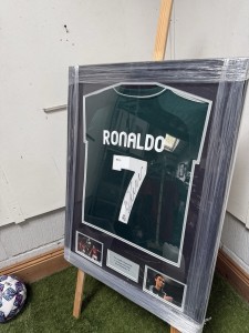 Cristiano Ronaldo Signed And Framed Real Madrid Shirt Beckett Witnessed COA for sale on Ebay