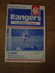 1970/71 GLASGOW RANGERS v CELTIC *****THE IBROX DISASTER***** for sale on Ebay