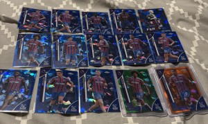 Topps 2026 Premier League Crystal Palace Sapphire Bundle 15 Cards for sale on Ebay