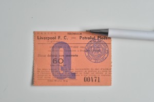 1966 -1967   LIVERPOOL FC  vs PETROLUL PLOIESTI     Match Ticket 3RD Game for sale on Ebay