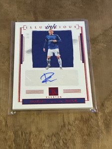 Donny van de Beek /8 Auto Illustrious Ink Everton 2021-22 Impeccable for sale on Ebay
