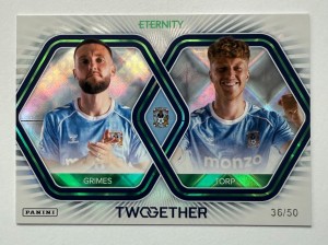 Panini EFL Eternity 2026 Grimes Torp Twogether /50 SSP Coventry City Card for sale on Ebay