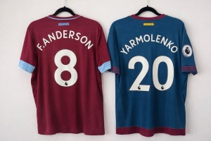 Felipe Anderson & Andriy Yarmolenko West Ham United Shirt Jersey Top Kit for sale on Ebay