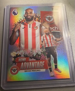 Home Advantage Case Hit Bryan Mbeumo Brentford Topps Premier League 25-26 for sale on Ebay