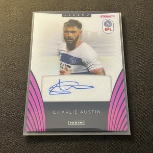 Panini EFL Etenity Charlie Austin Legend Auto Numbered 15/20 Queens Park Rangers for sale on Ebay