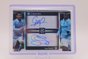 Topps Museum 2024/25 Dual Auto David Silva Yaya Toure Manchester City /25 for sale on Ebay