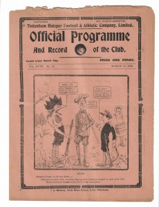 1926 - TOTTENHAM v LEICESTER CITY - FOOTBALL LEAGUE - 4 PAGER for sale on Ebay