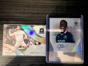 Plymouth Argyle EFL Eternity Set -Bim Pepple Base AUTO And Lorent Tolaj Artistic for sale on Ebay