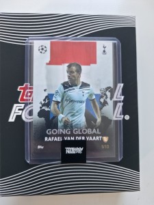 Topps Totall Football Rafael Van Der Vaart Going Global Tottenham 9/10 for sale on Ebay