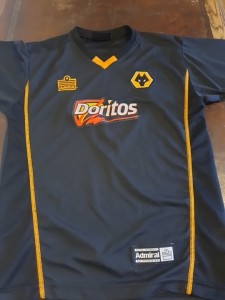 Wolves Away Football Shirt 2003-2004 Wolverhampton Wanderers Black Youth Large for sale on Ebay