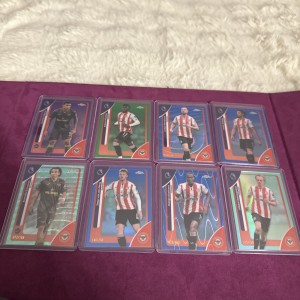 Topps Chrome Premier League 25/26 -  Brentford x8 all numbered bundle for sale on Ebay