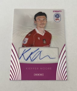 Kieffer Moore Wrexham AFC Auto Parallel 19/20 EFL Eternity NUMBER MATCH for sale on Ebay