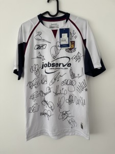 BNWT 2005/2006 West Ham Away Squad Signed Autograph Football Shirt Jersey for sale on Ebay