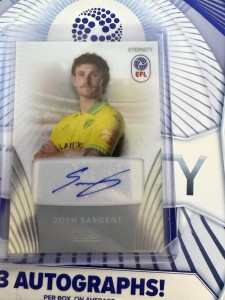 Panini EFL Eternity - Josh Sargent - Auto - Norwich City for sale on Ebay