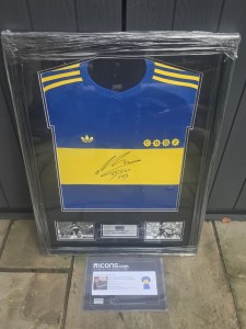 Diego Maradona Boca Juniors Hand Signed 1981-1982 Home Shirt With COA for sale on Ebay