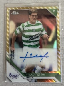 Stiliyan Petrov Auto /50 Topps Chrome SPFL 2021/22 Celtic Auto Bulgaria Stan for sale on Ebay