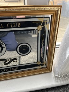 FULHAM FC Vintage Mirror Football Crest for sale on Ebay