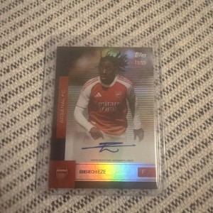 Topps Arsenal Team Set 25-26 Eberechi Eze autograph 78/99 for sale on Ebay