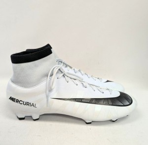 Men's NIKE Mercurial Victory VI Ronaldo White/Blue Tine Football Boots UK10 S21 for sale on Ebay